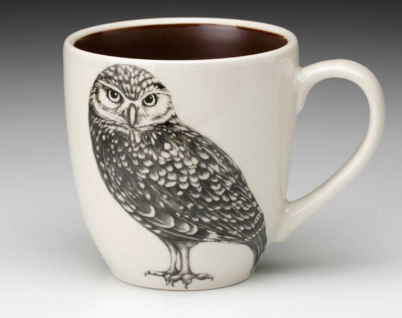 Laura Zindel Pottery owl mug